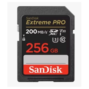 Spominska kartica SDXC 256GB Sandisk Extreme Pro 200MB/s/140MB/s U3 V30 UHS-I (SDSDXXD-256G-GN4IN)