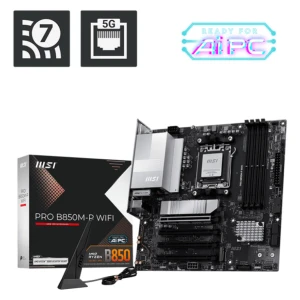 Osnovna plošča AM5 MSI PRO B850M-P WIFI microATX HDMI DisplayPort