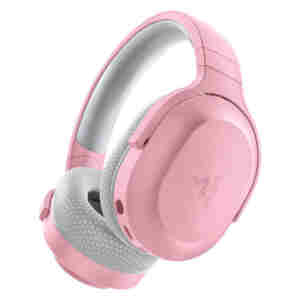 Slušalke brezžične naglavne 2,4 GHz stereo Razer Barracuda X Wireless Mercury (2022) - roza (RZ04-04430300-R3M1)