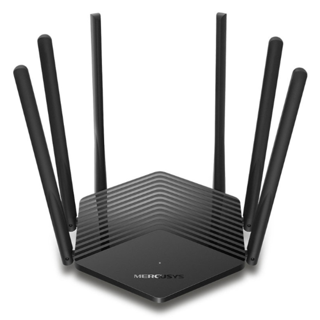 Usmerjevalnik brezžični MERCUSYS WiFi5 802.11ac AC1900 1300Mbit/s dualband 2xLAN 6x antena (MR50G)
