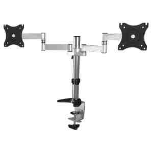 Nosilec namizni Icy Box za monitor 17"-27" do 2x 8kg (IB-MS404-T)