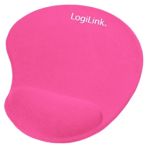 Podloga za miško z gelom ergonomska LogiLink MousePad roza (ID0027P)