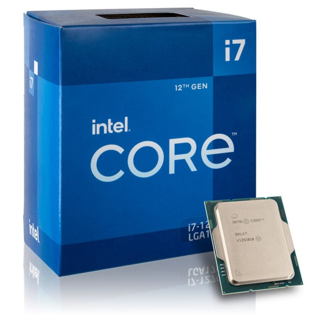 Procesor Intel 1700 Core i7 12700 12C/20T 2.1GHz/4.9GHz BOX 65W/180W grafika HD 770 hladilnik Intel