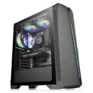 Ohišje Thermaltake H350 MidiATX - črna RGB