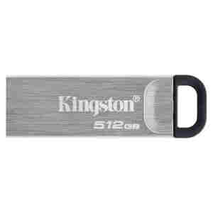 Spominski ključek 512GB USB3.2 Kingston Kyson DT 200MB/s 60MB/s kovinski brez pokrovčka srebrno-črn (DTKN/512GB)
