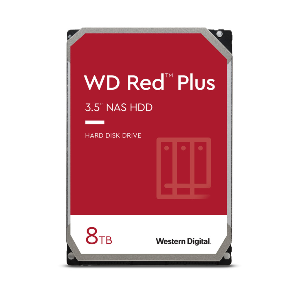 Trdi disk 3,5" 8TB SATA3 Red PLUS WD80EFPX 6Gb/s 5640rpm 256MB primerno za NAS (WD80EFPX)