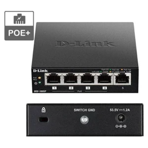 STIKALO 5-PORT D-link 100/1000 1000 PoE (DGS-1005P/E)