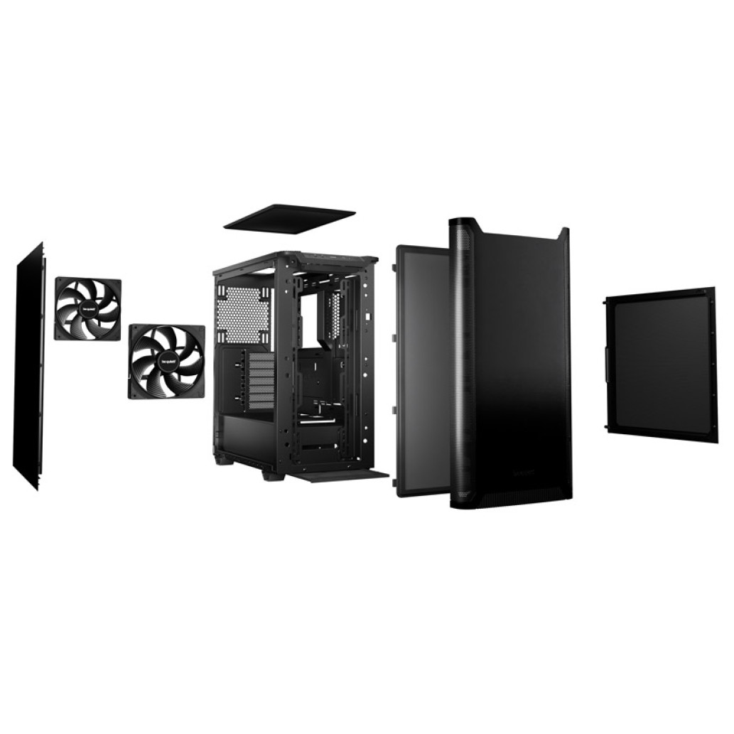 Ohišje be quiet! Pure Base 501 ATX - črna - slika 3