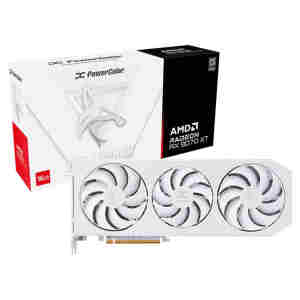 Grafična kartica AMD RX9070 XT PowerColor Hellhound Spectral Bela - 16GB GDDR6 | 1xHDMI 2.1 3xDisplayport 2.1a (RX9070XT 16G-L/OC/WHITE)