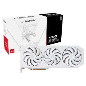 Grafična kartica AMD RX9070 XT PowerColor Hellhound Spectral Bela - 16GB GDDR6 | 1xHDMI 2.1 3xDisplayport 2.1a (RX9070XT 16G-L/OC/WHITE)