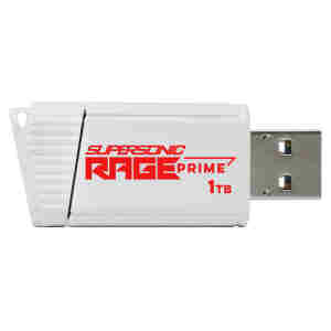 Spominski ključek 1TB USB3.2 Patriot Supersonic Rage 600MB/s plastičen bel (PEF1TBRPMW32U)