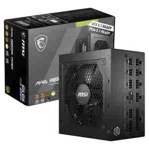 Napajalnik - 850W MSI MAG A850GL Gold 80Plus Gold 90% ATX 3.0 (Gen5) Modular 120mm črna (306-7ZP8A11-CE0)