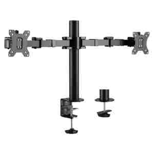 Nosilec namizna pritrditev Logilink za monitor 17"-32" 12kg/roko nagib/zasuk/rotacija - pritrditev na rob mize (BP0106)