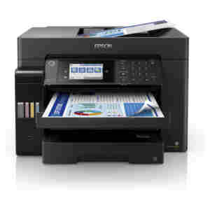Tiskalnik multifunkcijski brizgalni barvni Epson EcoTank Office Pro A3 15160 A3 duplex tisk duplex skeniranje faks USB LAN WiFi 25ppm (C11CH71402)