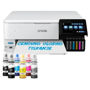 Tiskalnik multifunkcijski brizgalni barvni Epson EcoTank L8160 A4 duplex tisk enostransko skeniranje USB LAN WiFi 16ppm (C11CJ20402)