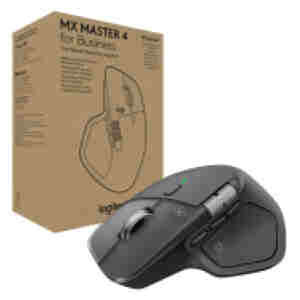 Miš brezžična + Bluetooth USB-C Logitech MX master 4 For Business 8000DPI Bolt reciever grafitna For Business (910-007617)