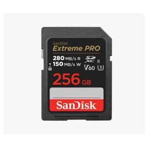 Spominska kartica SDXC 256GB Sandisk Extreme Pro 280MB/s/150MB/s U3 V60 UHS-II (SDSDXEP-256G-GN4IN)