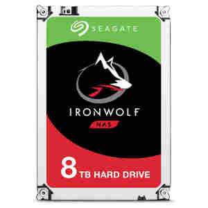Trdi disk 8TB SATA3 Seagate IronWolf ST8000VN004 6GB/s 256MB 7200 - primerno za NAS