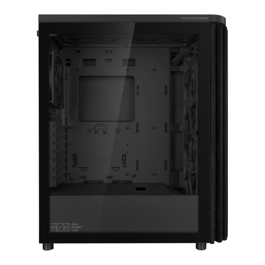 Ohišje Asus ProArt PA401 Wood Edition ATX - črna - slika 2