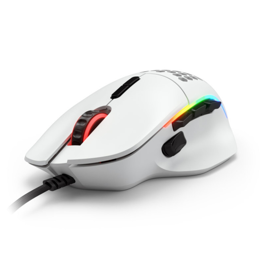 Miš Glorious PC Gaming Race Model I Matt bela (GLO-MS-I-MW) - slika 3