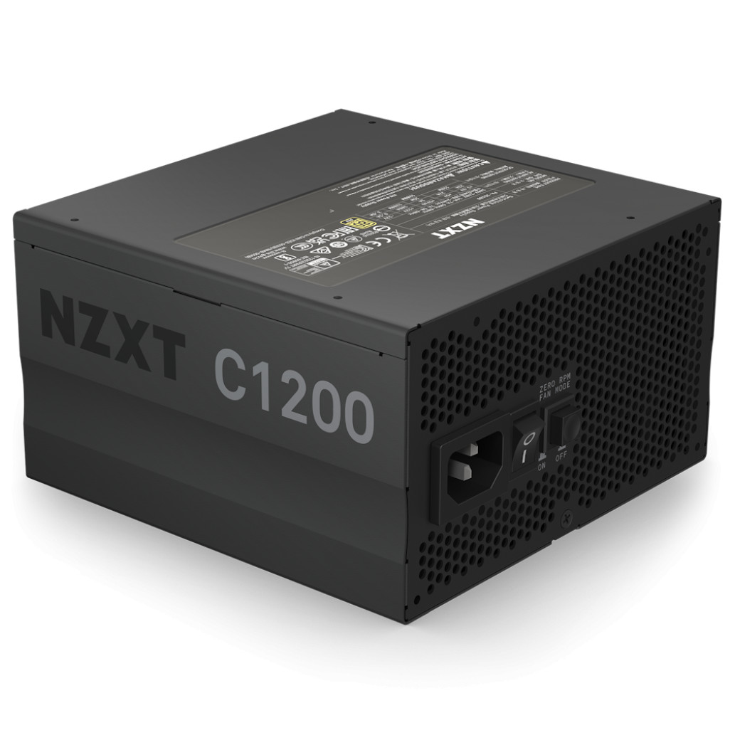Napajalnik - 1200W NZXT C1200 Gold (2023) 80Plus Gold 90,5% ATX 3.0 (Gen5) črna (PA-2G1BB-EU)