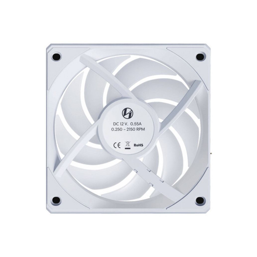 Ventilator Lian-Li Uni Fan CL Reverse Blade 120mm bela ARGB - slika 3
