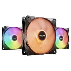 Ventilator be quiet! Light Wings LX 120mm črna RGB (3 pack)