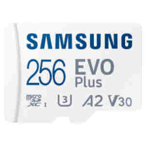 Spominska kartica SDXC 256GB Samsung Evo Plus 160MB/s/120MB/s U3 V30 UHS-I A2 +adapter (MB-MC256SA/EU)