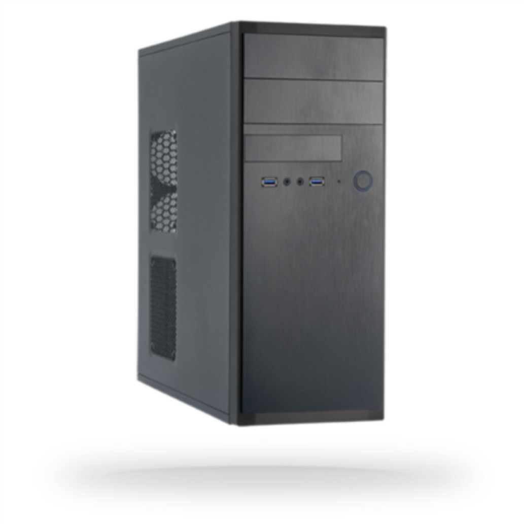 Ohišje Chieftec HQ-01B-OP USB3 MidiATX - črna