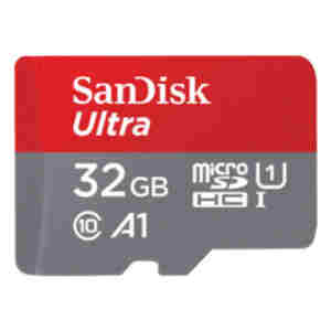Spominska kartica microSDXC 32GB Sandisk Ultra 120MB/s/90MB/s U1 UHS-I A1 +adapter (SDSQUA4-032G-GN6MA)