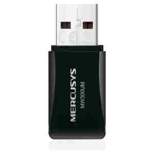 Brezžični mrežni adapter USB 2.0 MERCUSYS WiFi4 802.11n N300 300Mbit/s Nano (MW300UM)