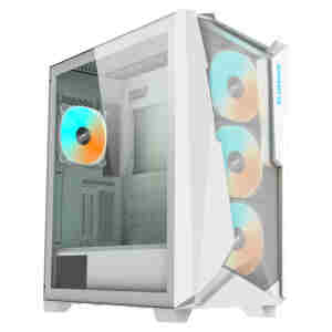 Ohišje GigaByte C301 GLASS V2 ATX - bela RGB