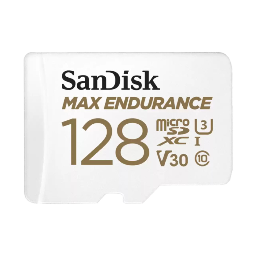 Spominska kartica microSDXC 128GB Sandisk Max Endurance 100MB/s/40MB/s U3 V30 UHS-I +adapter (SDSQQVR-128G-GN6IA)