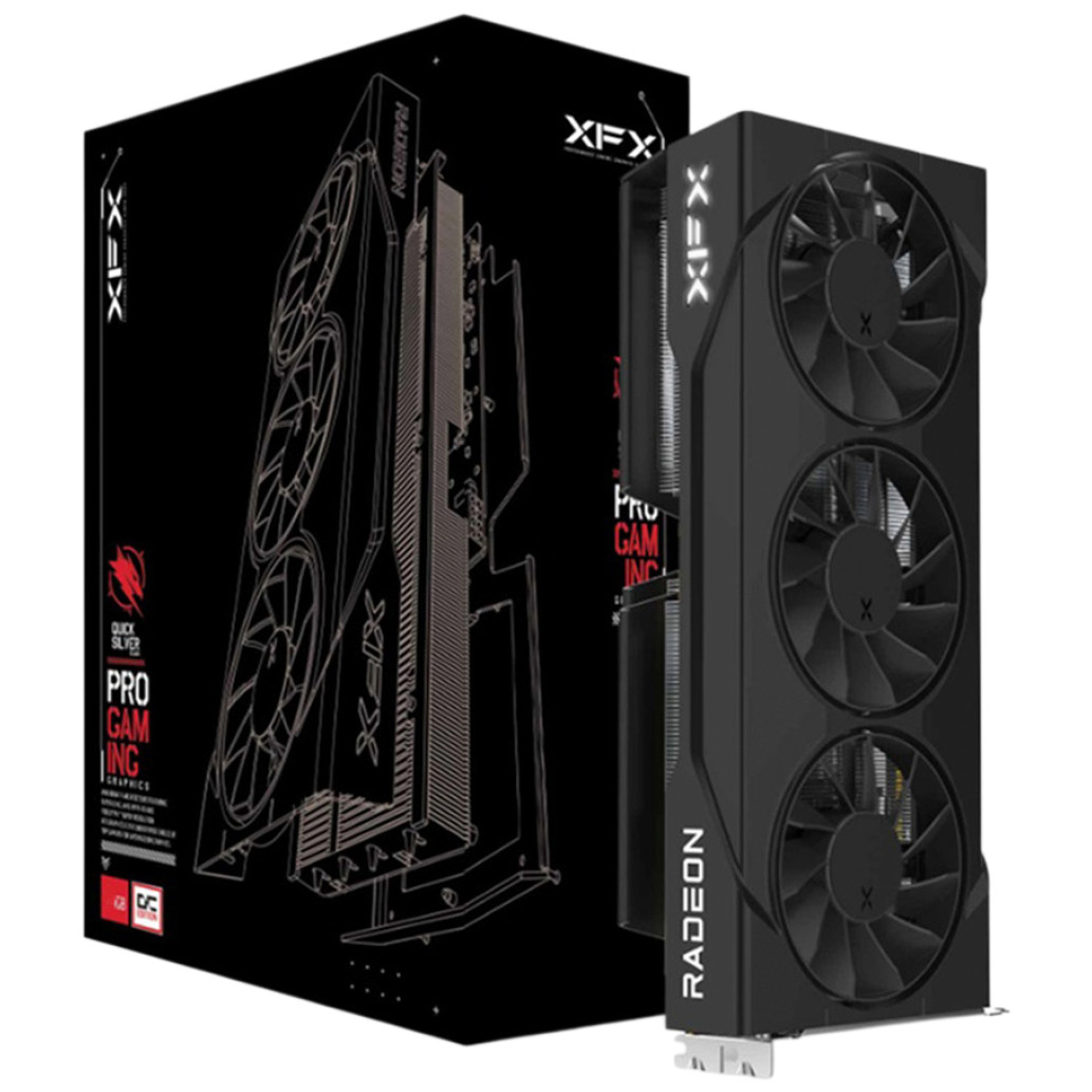 Grafična kartica AMD RX9060 XT XFX Swift OC Triple fan - 16GB GDDR6 | 1xHDMI 2.1 2xDisplayport 2.1 (RX-96TS316B7)