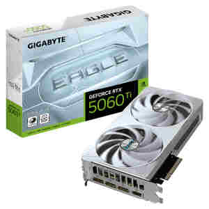 Grafična kartica nVidia RTX5060Ti GigaByte Eagle OC Ice Bela - 8GB GDDR7 (GV-N506TEAGLEOC ICE-8GD)