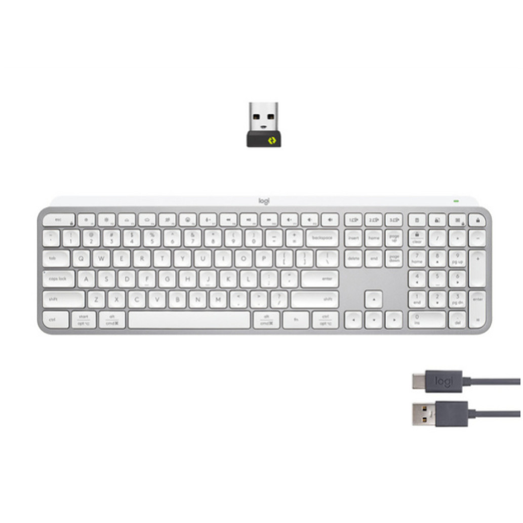 Tipkovnica Bluetooth + USB Logitech MX Keys S UK | SLO gravura siva LED osvetlitev (920-011588) - slika 2