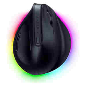 Miš brezžična + Bluetooth USB-C Razer Pro Click V2 Vertical 30000DPI črna (RZ01-05250100-R3G1)