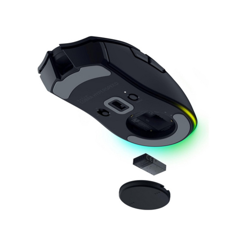 Miš Razer brezžična, USB Cobra Hyperspeed optična gaming 7 gumbov 26000DPI RGB črna (46942069) - slika 3