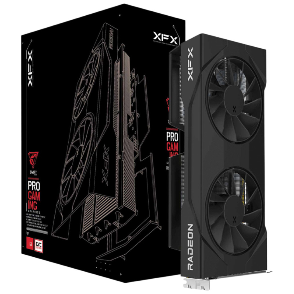 Grafična kartica AMD RX9060 XT XFX Swift OC Edition - 8GB GDDR6 | 1xHDMI 2.1a 2xDisplayport 2.1a (RX-96TSW8GBQ)