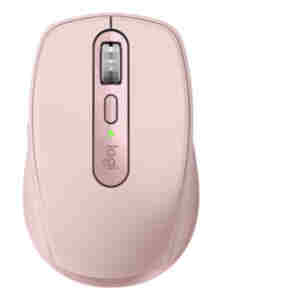 Miš Bluetooth za notesnike Logitech MX Anywhere 3S Unifying Darkfield 4000DPI polnilna roza (910-006931)