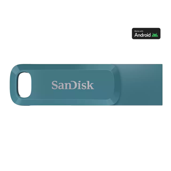 SanDisk 64GB Ultra Dual Drive Go USB-C/A 3.2 USB ključ (moder) - slika 2