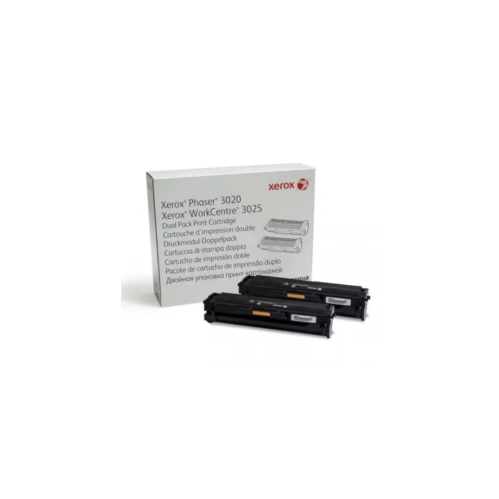 XEROX 106R03048 Dual Pack Print Cartridge za Phaser 3020/WC 3025 za 3.000 strani črni toner