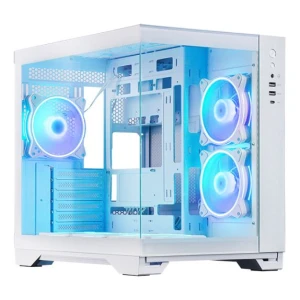 Chieftec VISIO USB3.2 Gen2 ATX A-RGB ohišje, belo