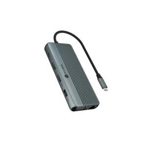 IcyBox IB-DK4062-CPD 12-v-1 DockingStation priklopna postaja s trojnim video priključkom