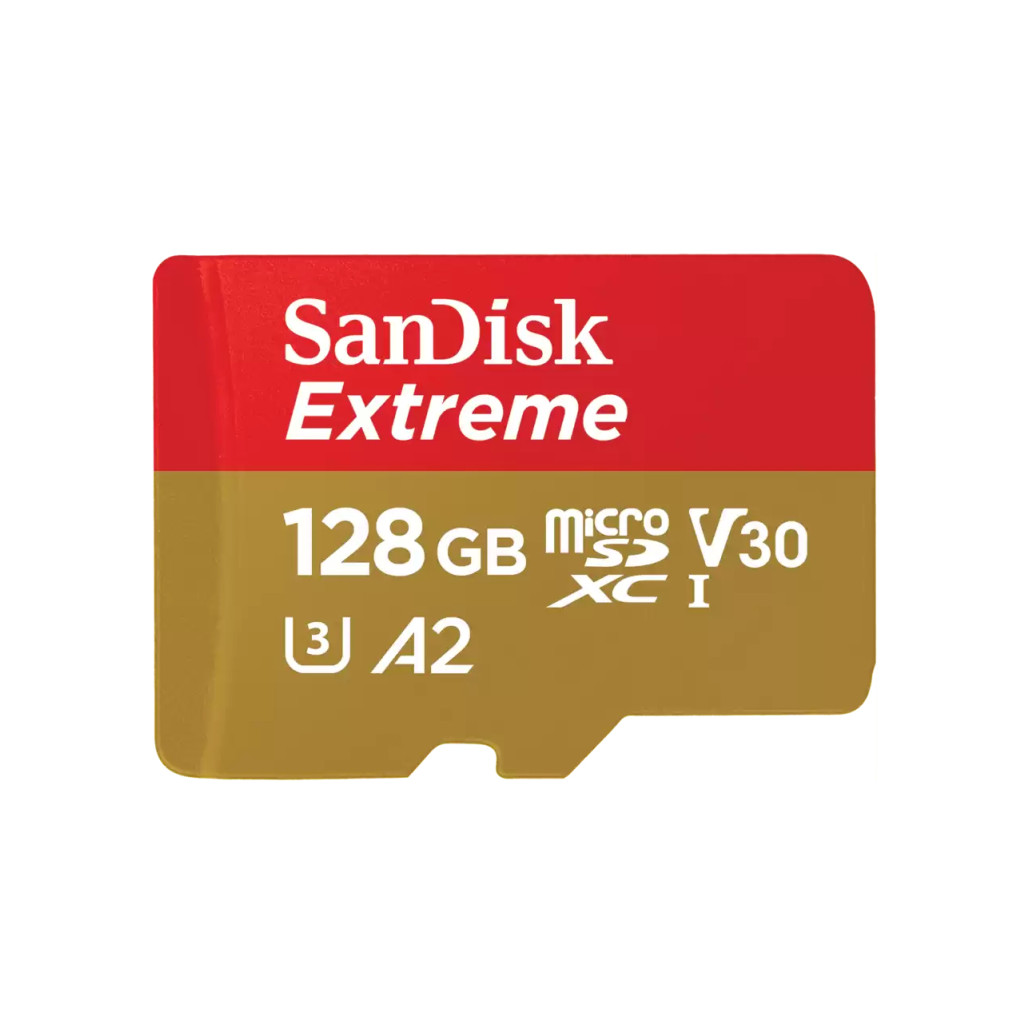 Spominska kartica microSDXC 128GB Sandisk Etreme 190MB/s/140MB/s U3 V30 UHS-I +adapter (SDSQXAA-128G-GN6MA) - slika 4