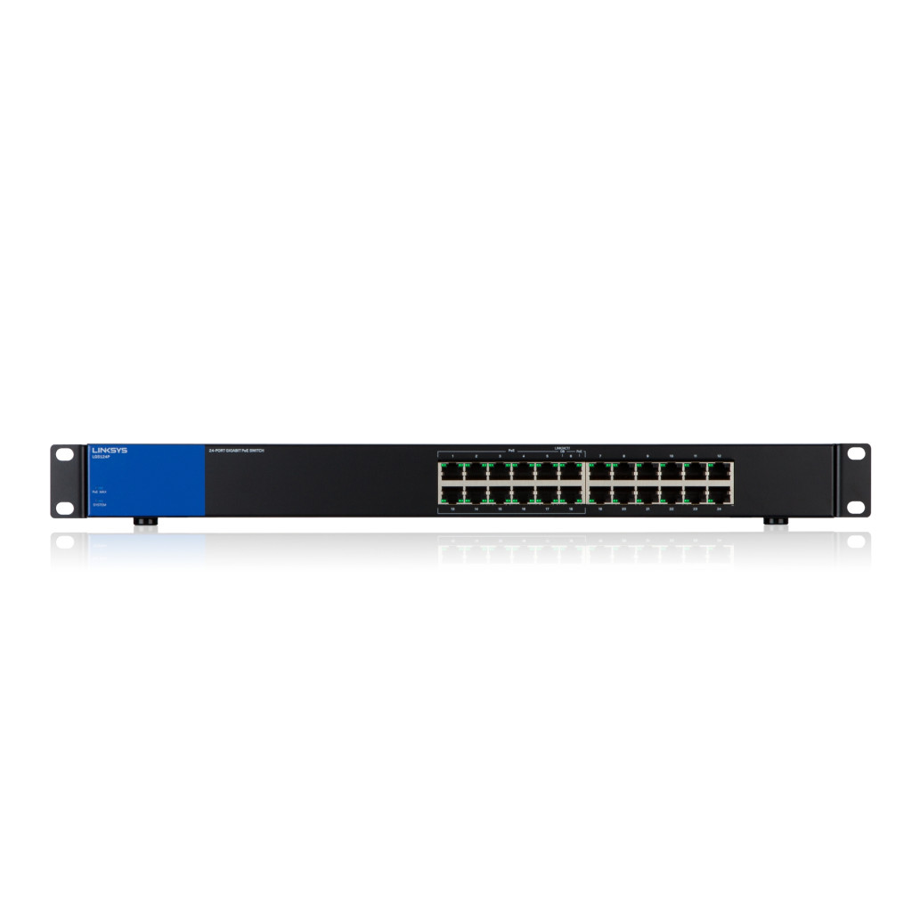 STIKALO 24-PORT Linksys 100/1000 PoE Rack (LGS124P-EU) - slika 2