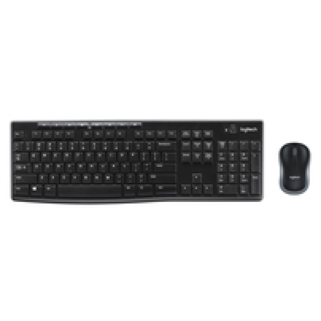 Tipkovnica in miš Logitech brezžična desktop MK270 desktop črna (920-004532) - slika 3