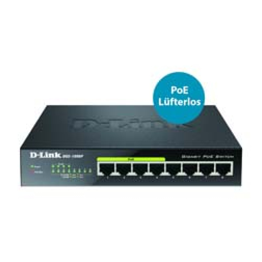 STIKALO 8-PORT D-link 100/1000 1000 (DGS-1008P/E) - slika 3
