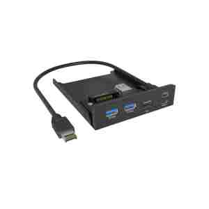 IcyBox IB-HUB1419-i3 6-v-1 USB ohišje HUB za 3,5 režo v računalniku