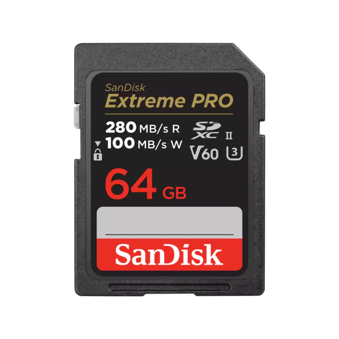 SanDisk 64 GB Extreme PRO SDXC UHS-II spominska kartica - slika 2